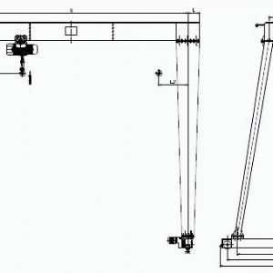 MH型电动葫芦门式起重机(箱型)